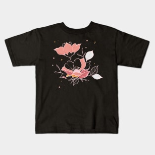 Pink Flower Kids T-Shirt